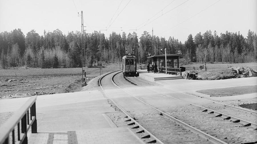 Hållplats Svedmyran 1931