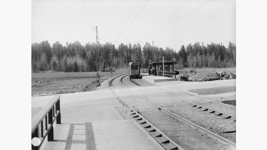 Hållplats Svedmyran 1931
